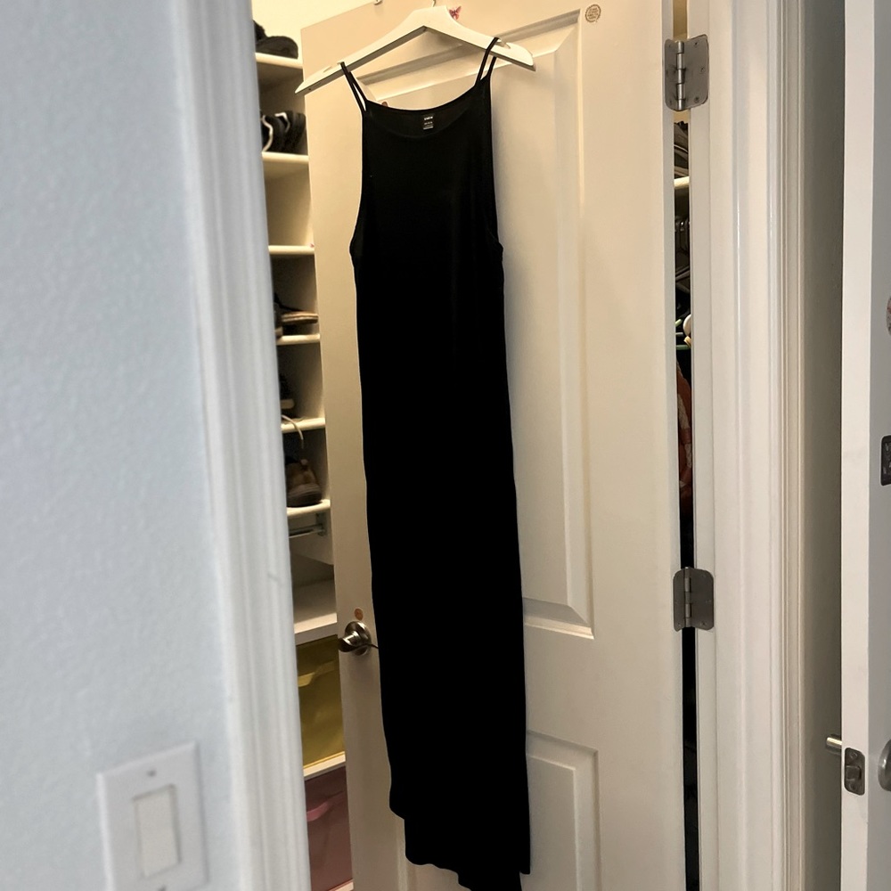 cute comfy high neck midi/maxi dress